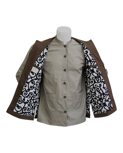 Chocolate Wool Waistcoat