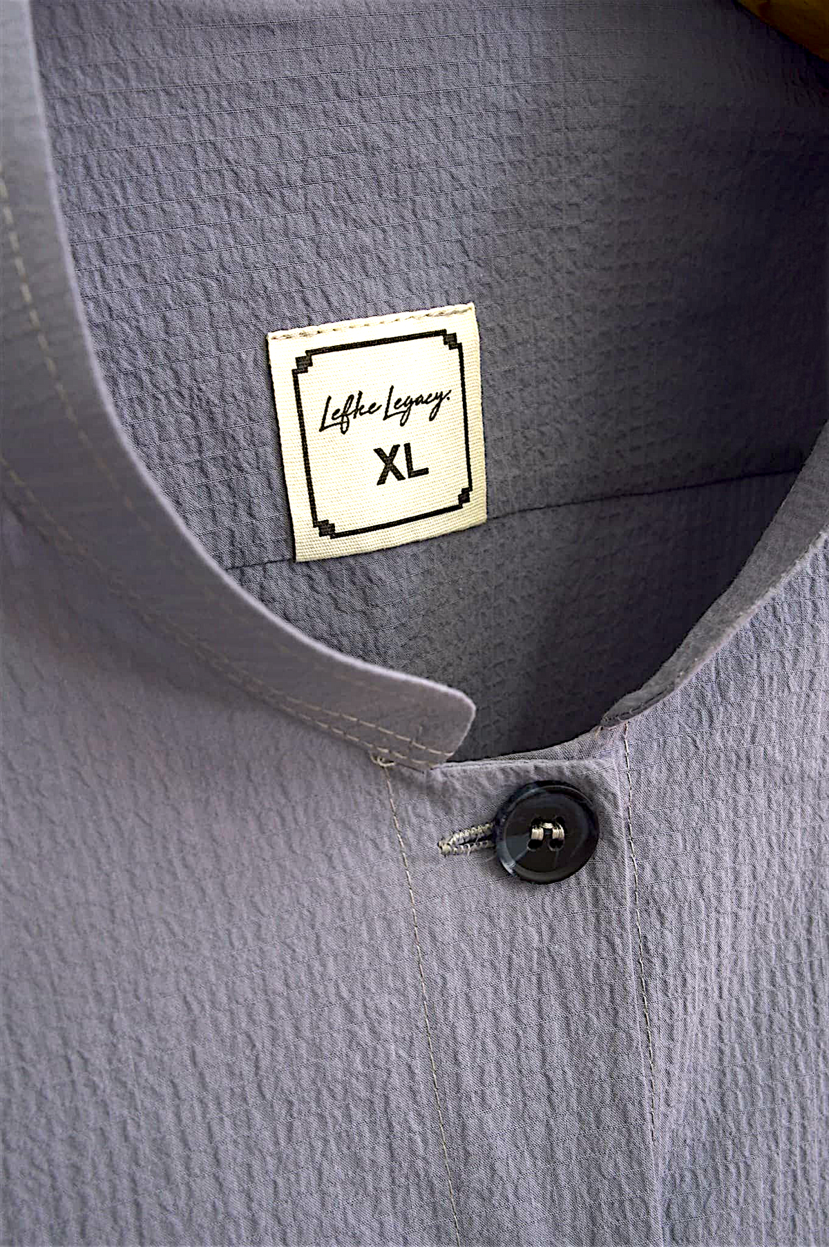 Grey Blue Cotton Jubba