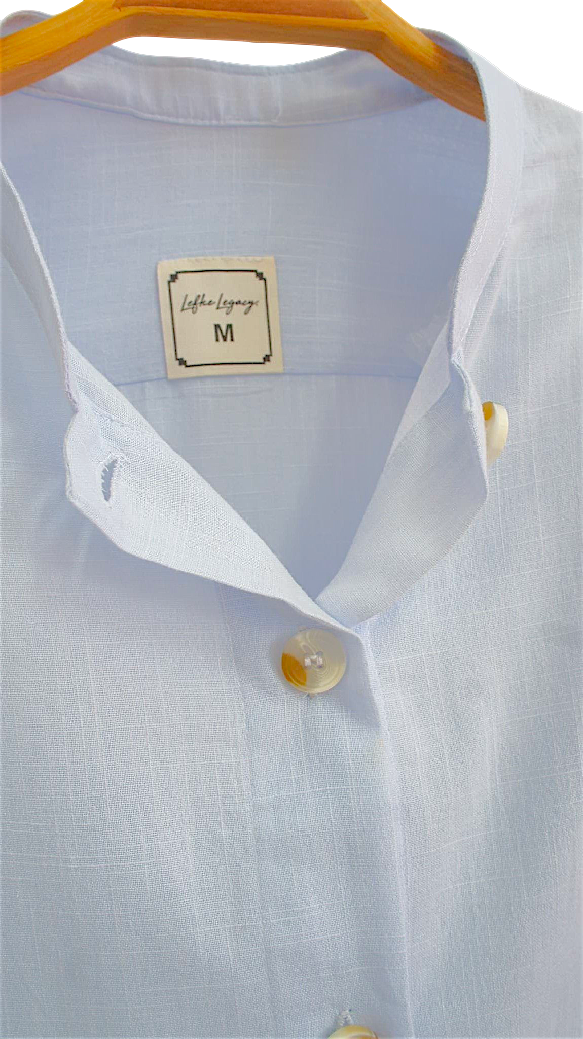 Pale Blue Cotton Shirt