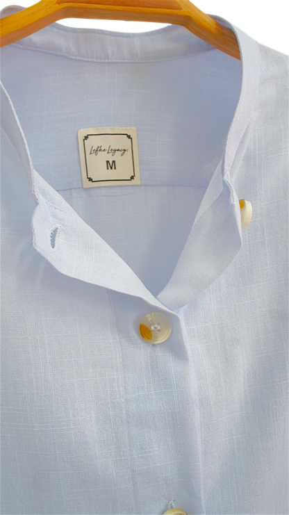 Pale Blue Cotton Shirt