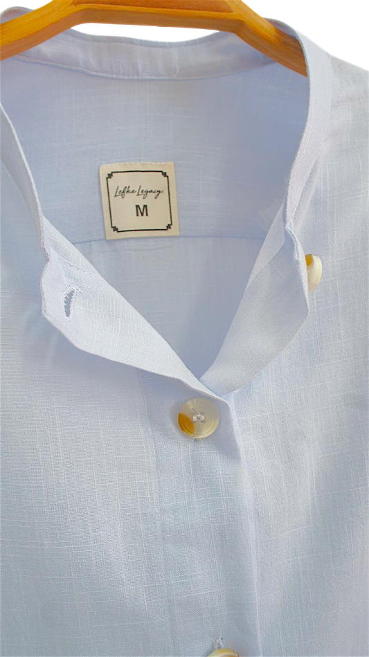 Pale Blue Cotton Shirt