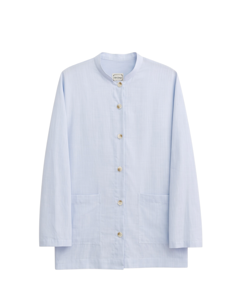 Pale Blue Cotton Shirt