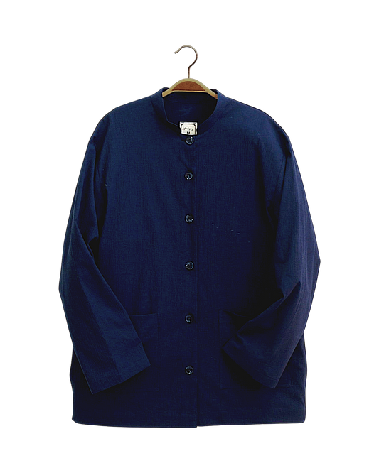 Navy Cotton Shirt
