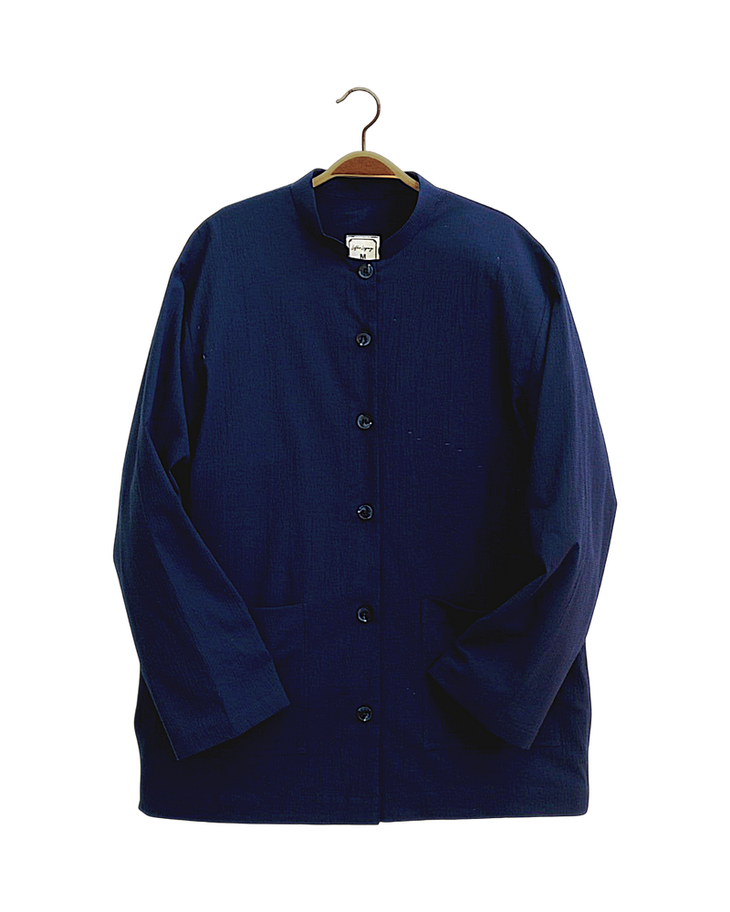 Navy Cotton Shirt