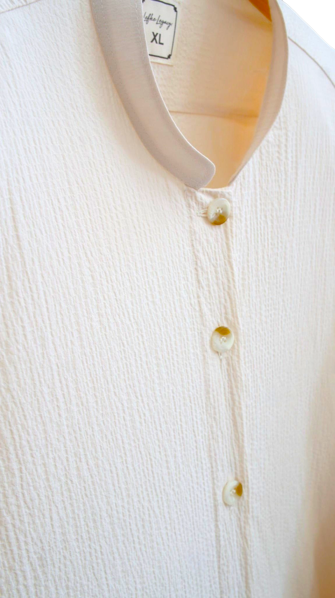 Cream Cotton Shirt
