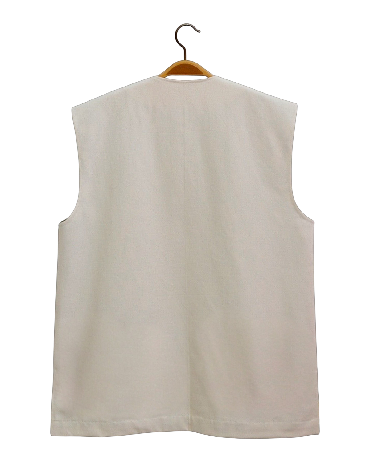 Ivory Cotton Waistcoat