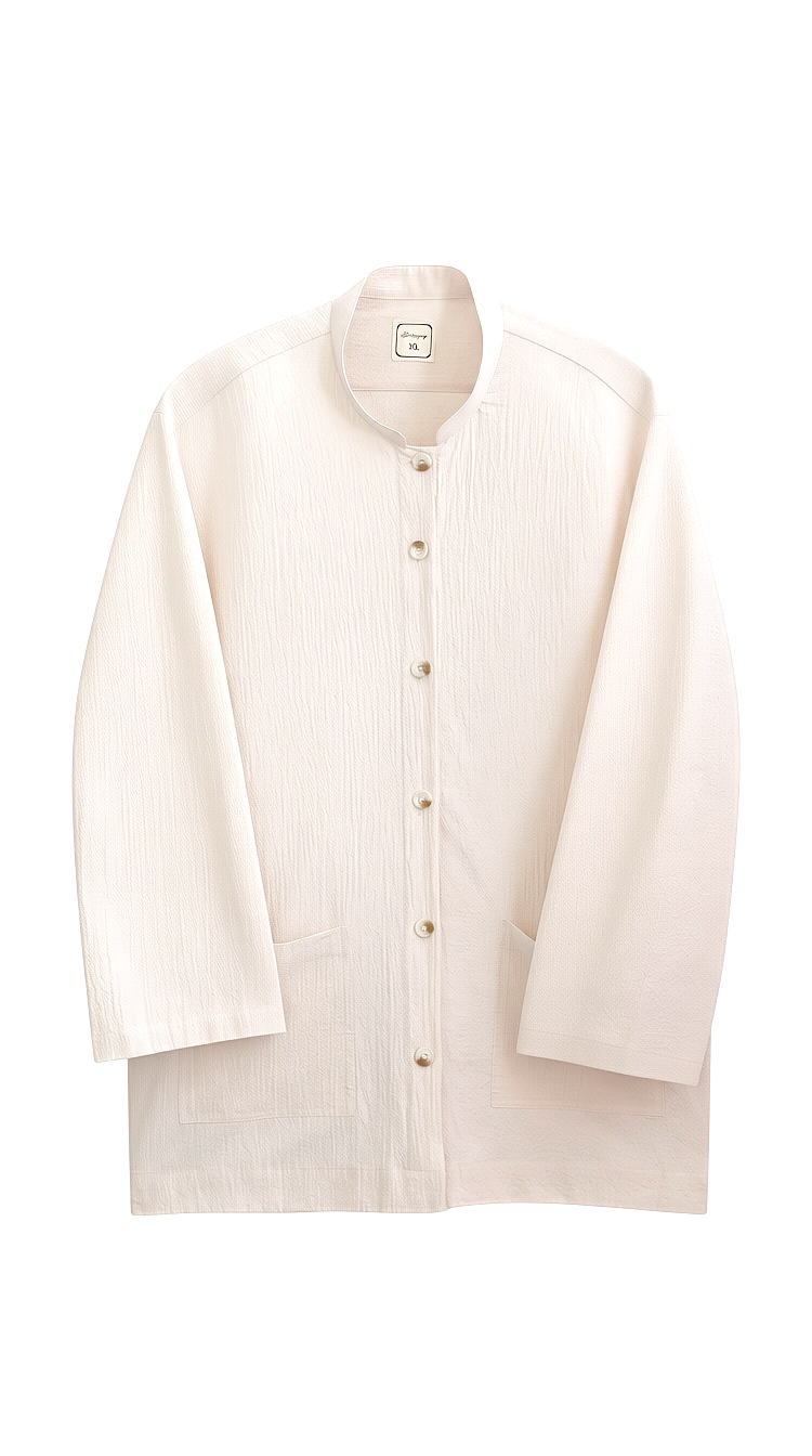 Cream Cotton Shirt