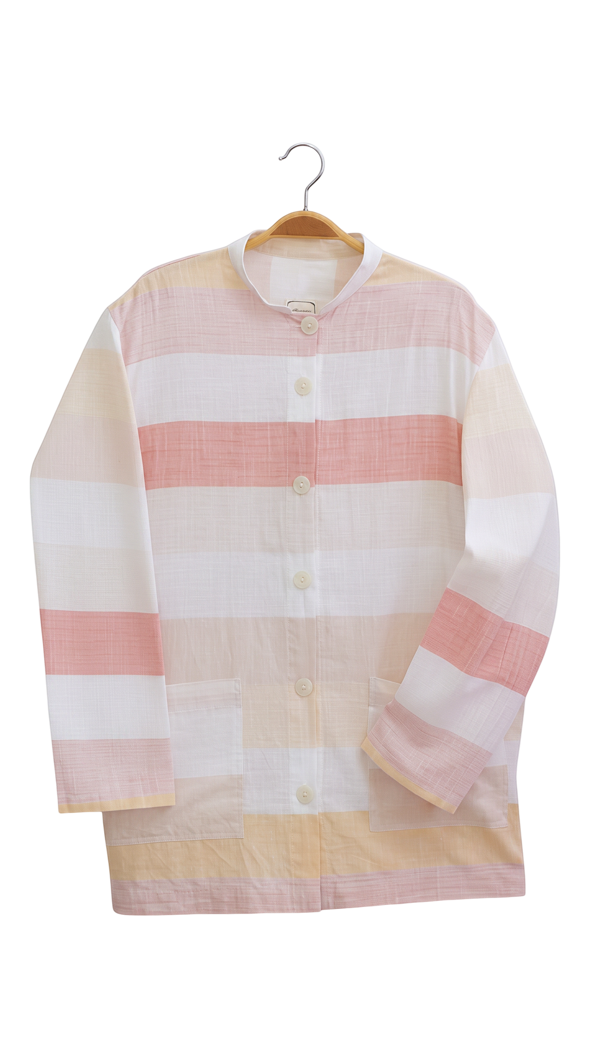 Rose Stripe Cotton Shirt