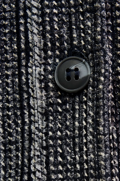 Charcoal Pinstripe Wool Shirt